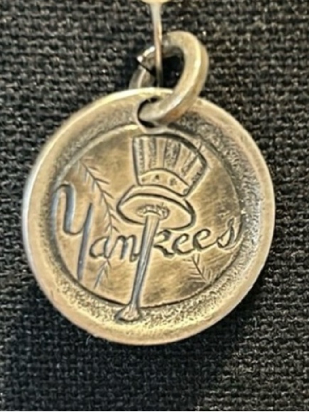 Vintage NY Yankees on Buffalo Nickel Coin Pendant